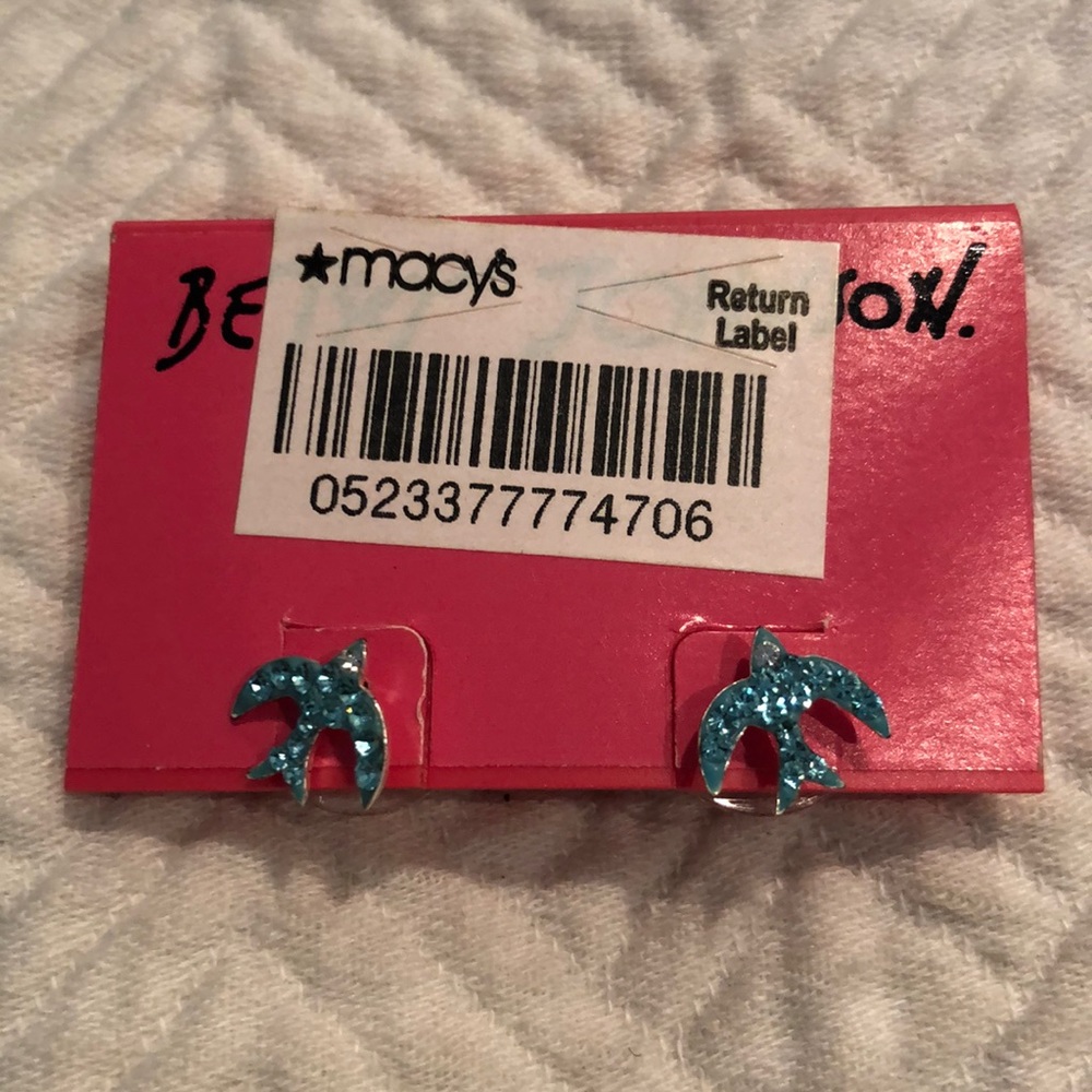 Blue Bird Earrings